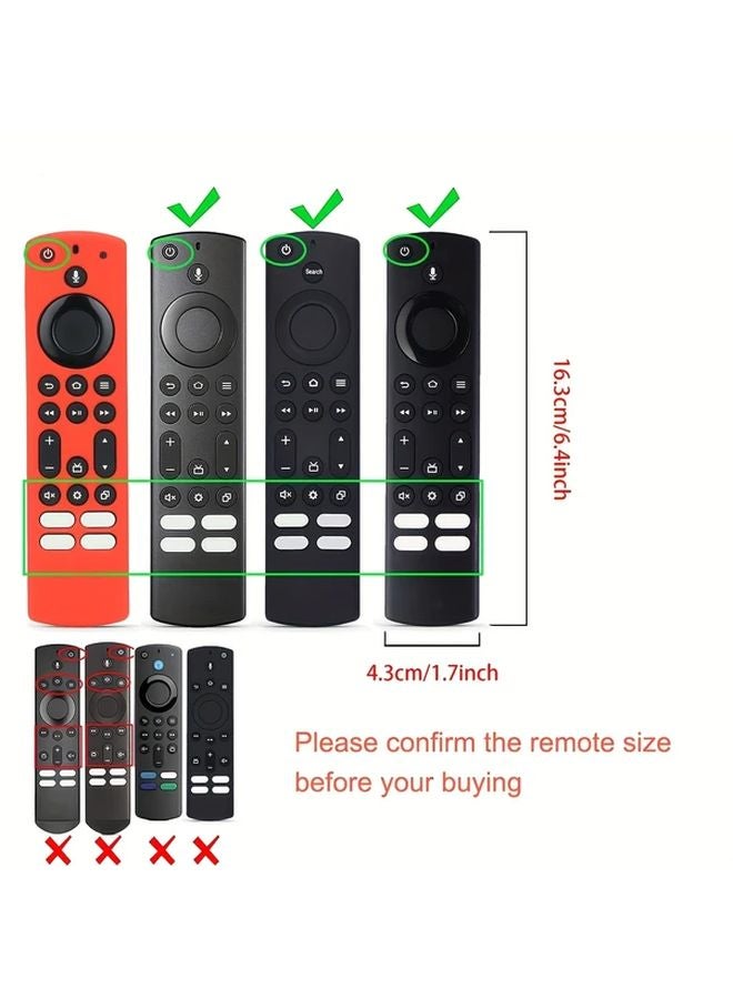 Glow In Dark Silicone Remote Case With Lanyard For Fire TV Alexa Luminous Powder Color - Image 2
